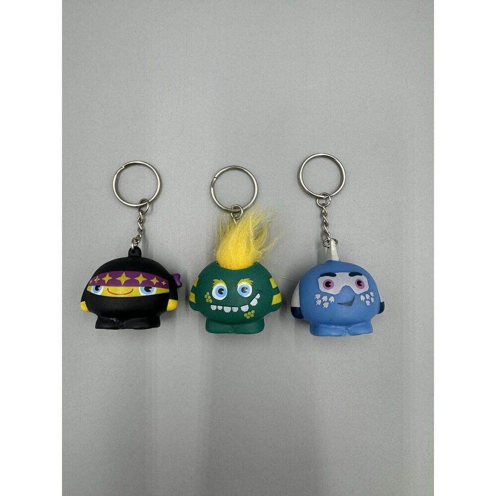 American Heart Association Scare Squad Rocky Finster And Jax Figure Keychain